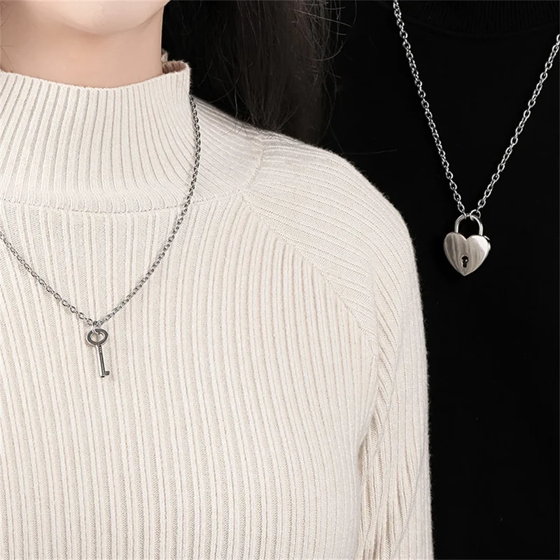 Pärchen Kette Herz