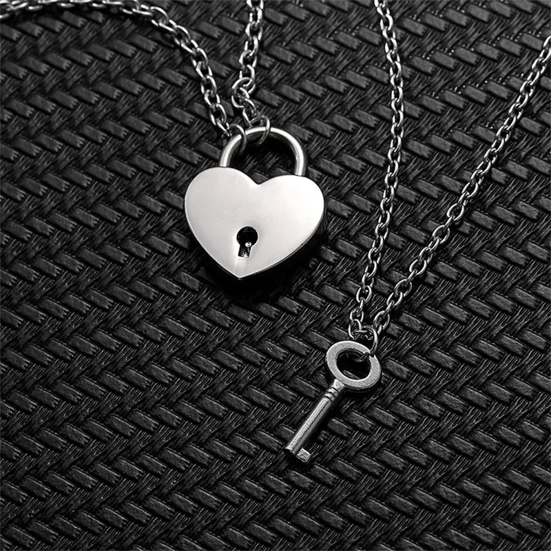 Pärchen Kette Herz