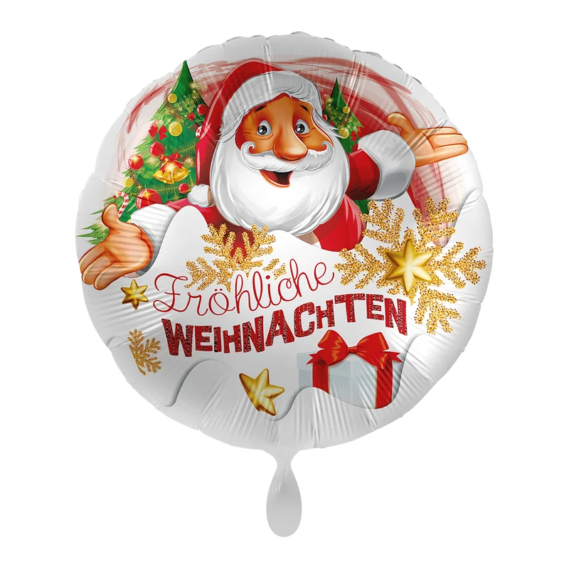 Folienballon "Fröhliche Weihnachten" Traditionell