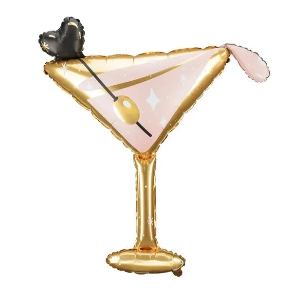 Heliumballon-Geschenk Martini Glas