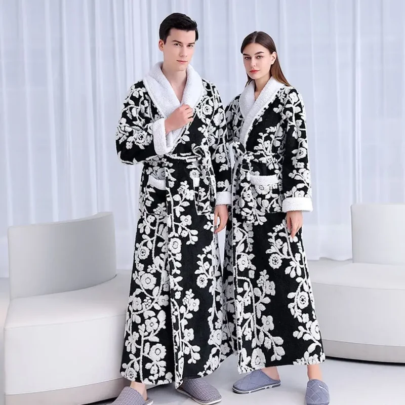 Peignoir Couple Assorti