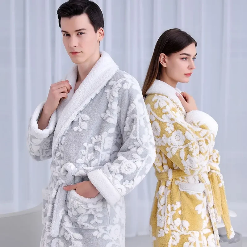 Peignoir Couple Assorti