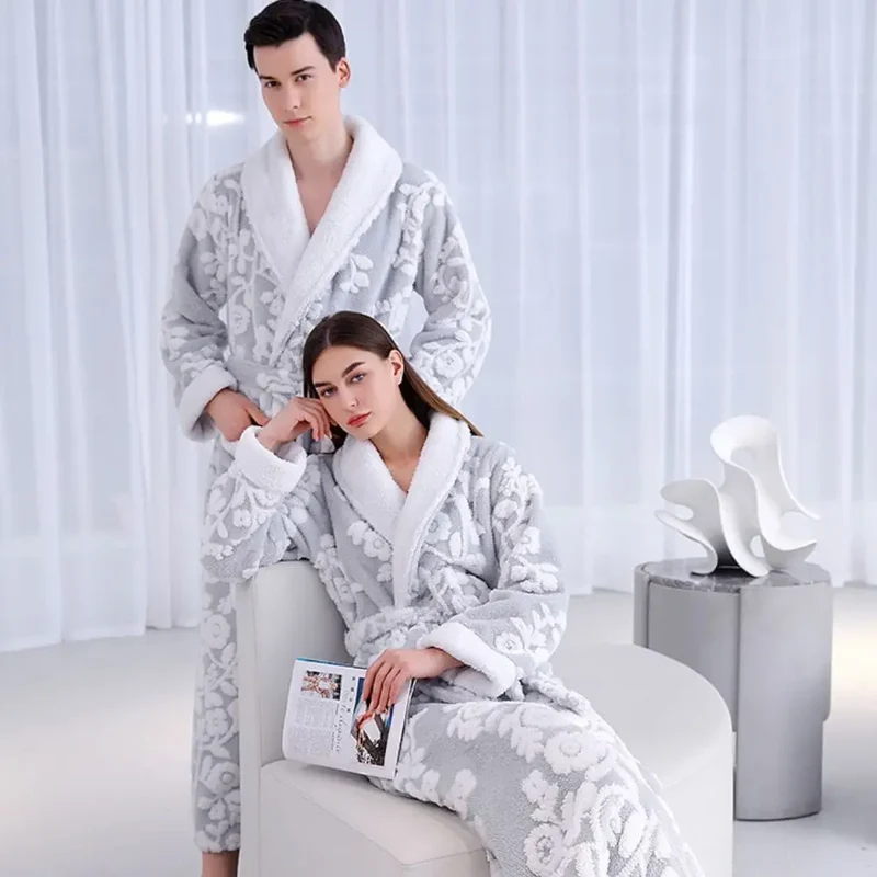 Peignoir Couple Assorti