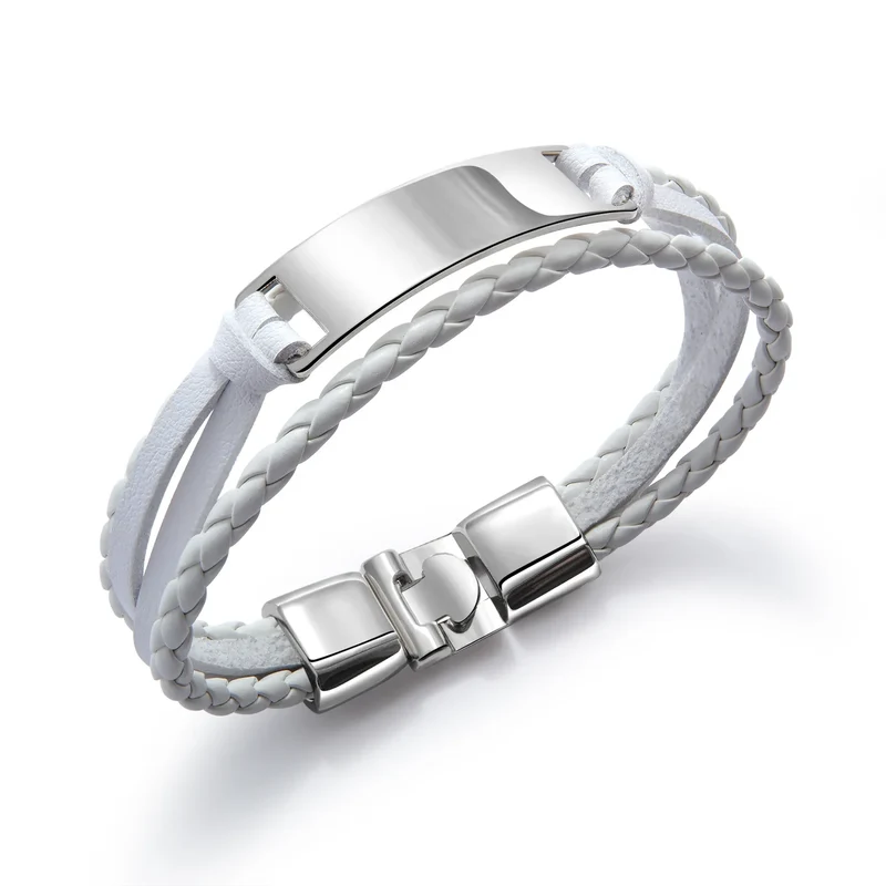 Matching Couple Bracelet Silver