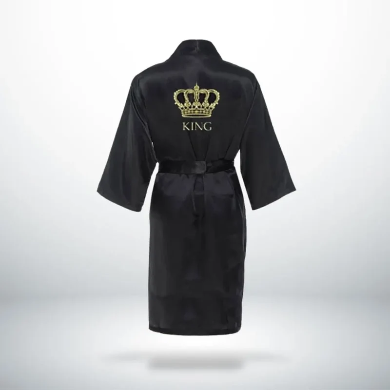 Peignoir Couple King Queen (Satin)