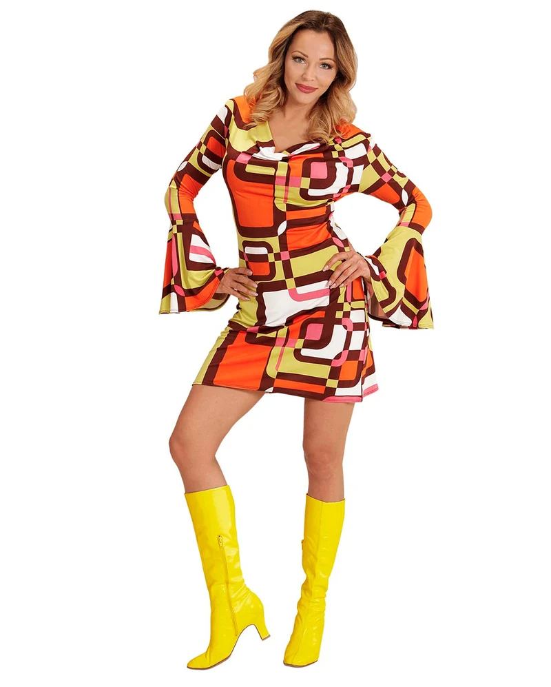 Groovy 70´s Kleid Tubes