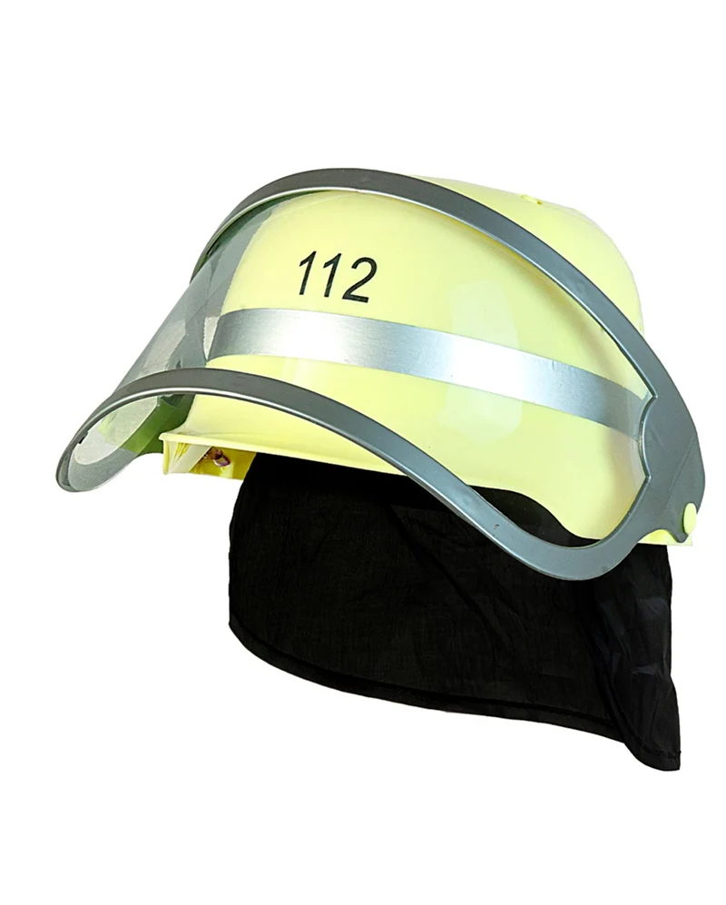 Deutscher Feuerwehrhelm mit Klappvisier