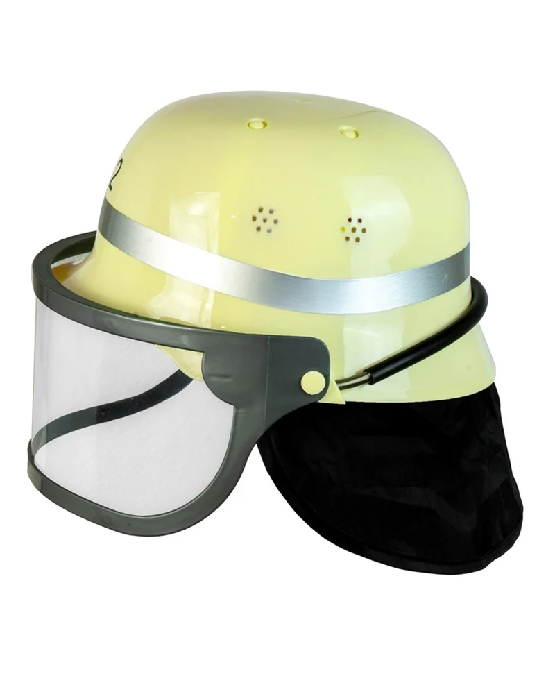 Deutscher Feuerwehrhelm mit Klappvisier
