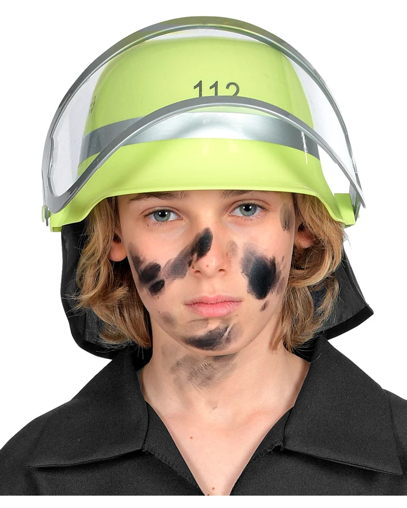 Deutscher Feuerwehrhelm mit Klappvisier