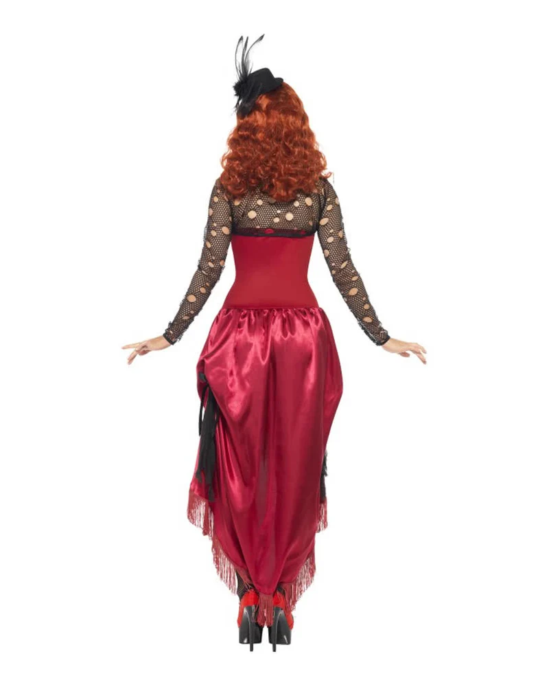 Mysteriöses Saloon Girl Kostüm