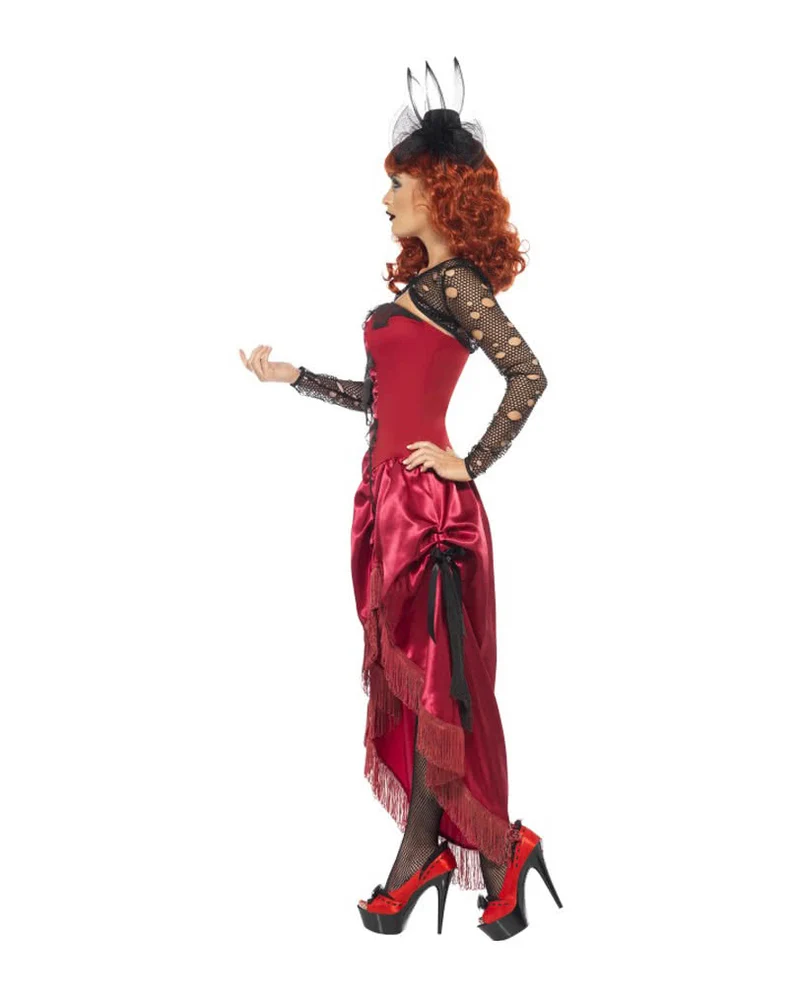 Mysteriöses Saloon Girl Kostüm