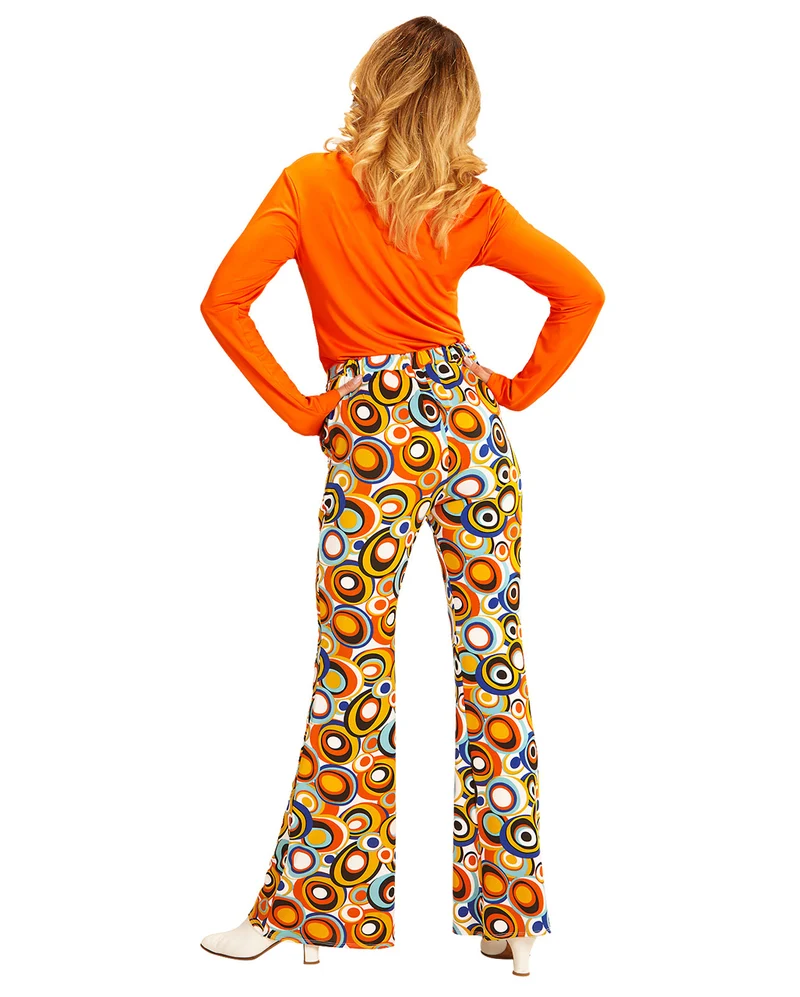 Groovy 70`s Damen-Schlaghose Bubbles