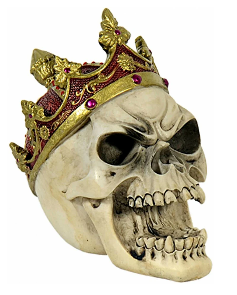 Totenkopf mit Krone