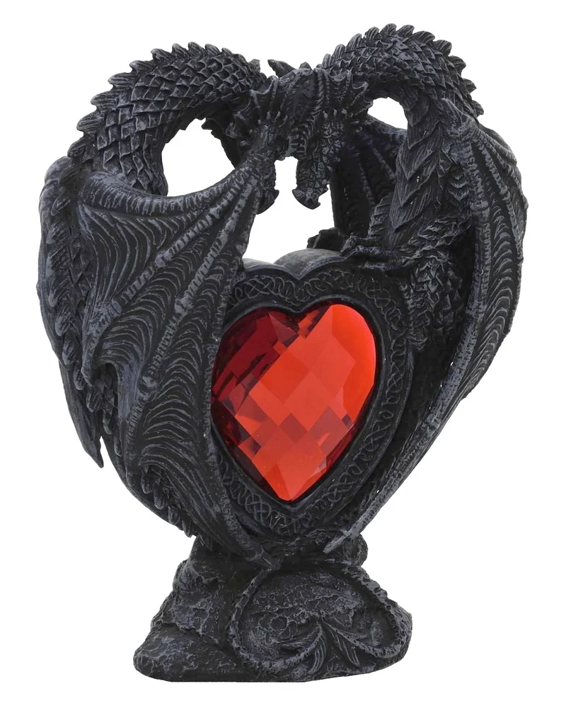 Drachenpaar mit rotem Herz
