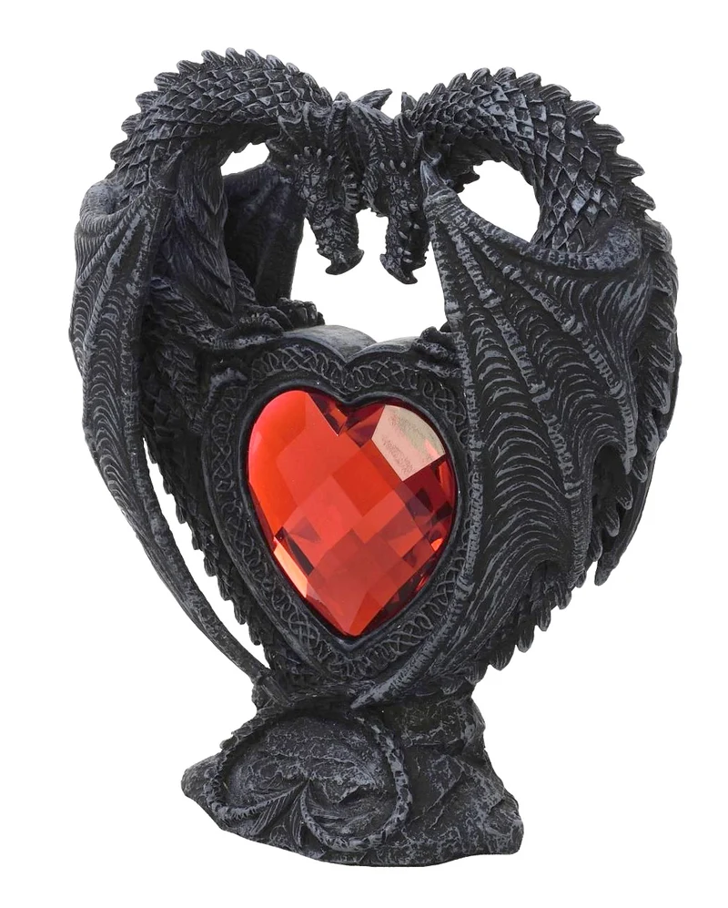 Drachenpaar mit rotem Herz