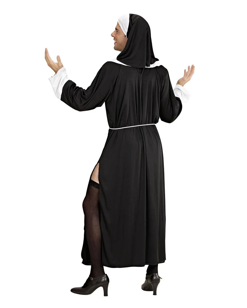 Klosterschwester Männer Kostüm