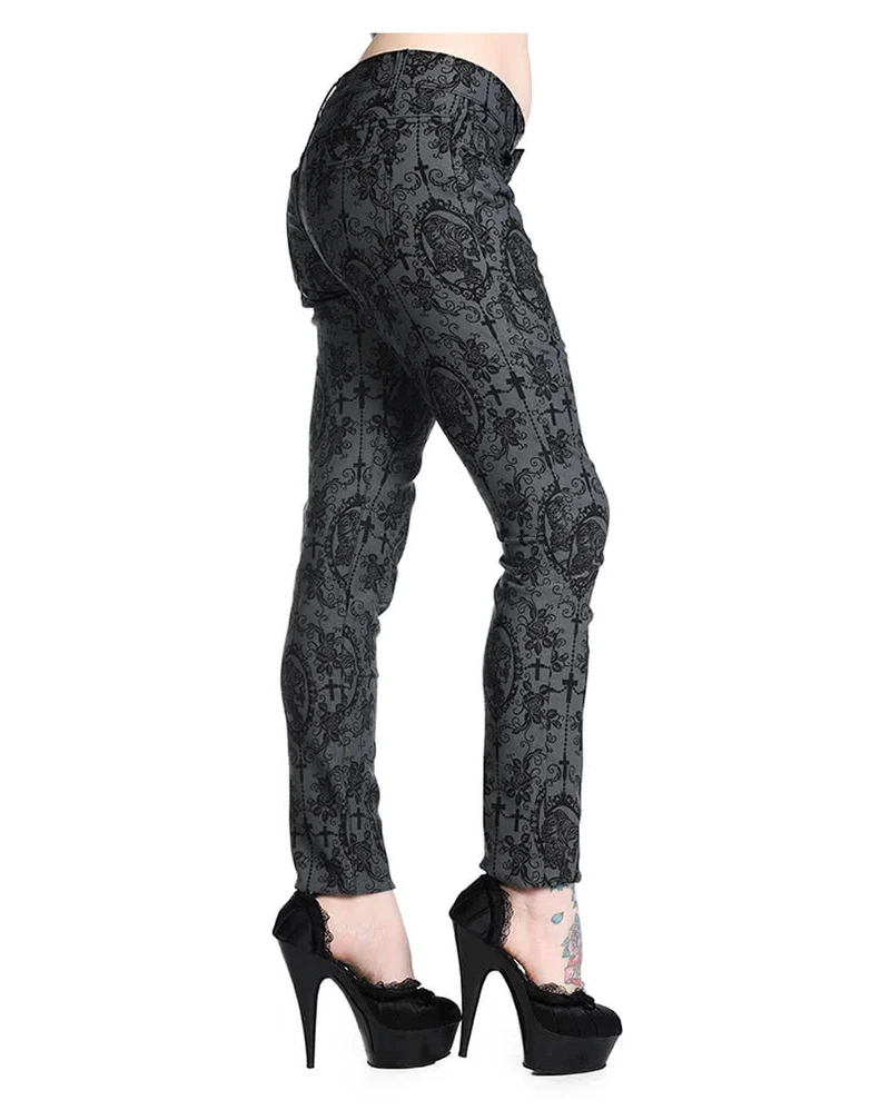 Gothic Jeans anthrazit