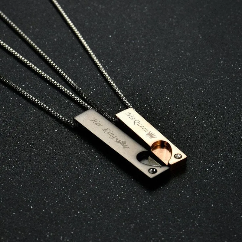 Schmuck Duo Paar Halskette