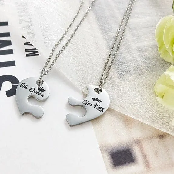 Puzzle Anhänger Silber
