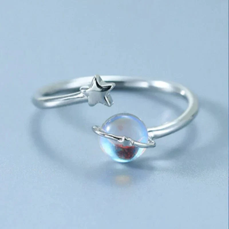 Ring Planet Und Astronaut 2Pcs