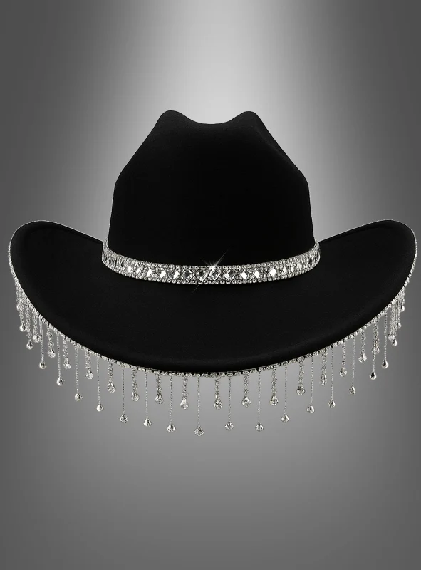 Cowboy Hut mit funkelndem Strass