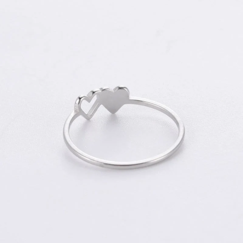 Ring Buchstabe Herz