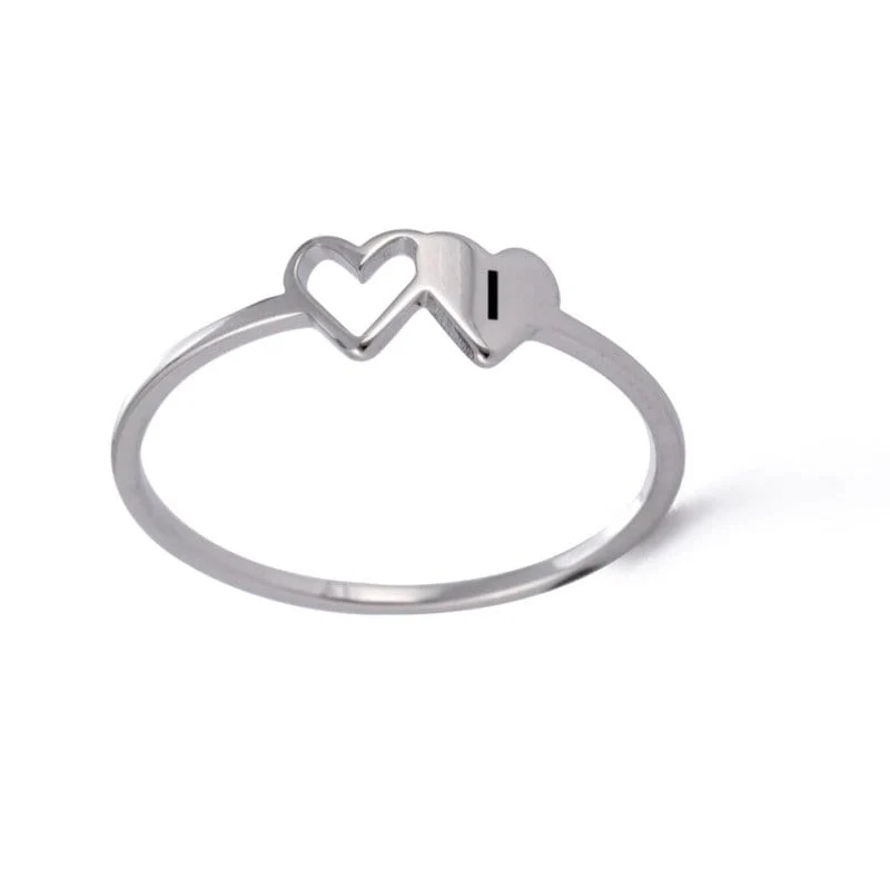 Ring Buchstabe Herz