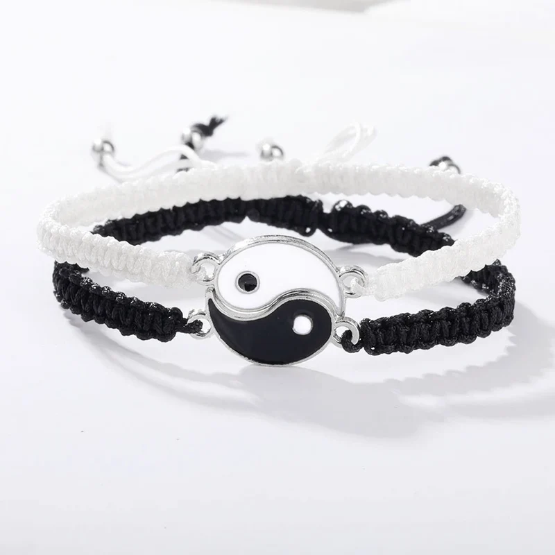 Yin Yang Matching Bracelets