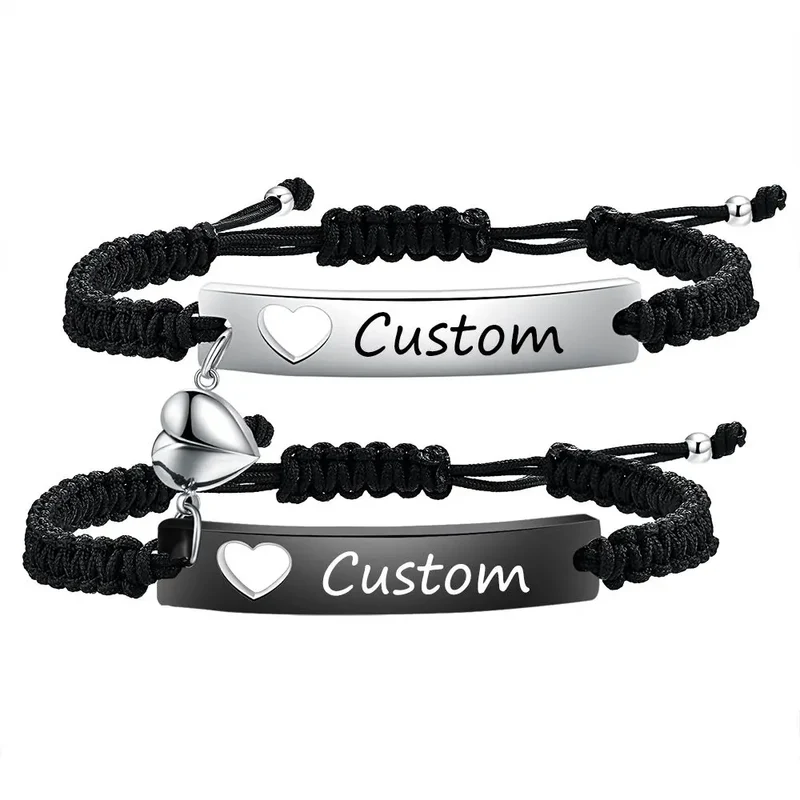 Partner Armband Leder Gravur
