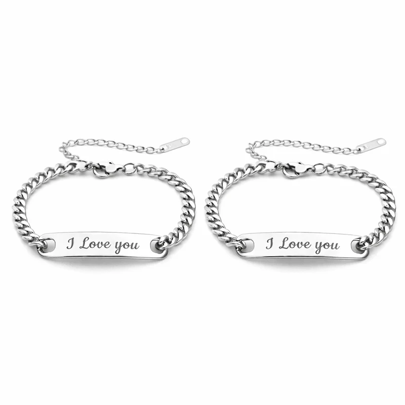 Couple Armband Silber