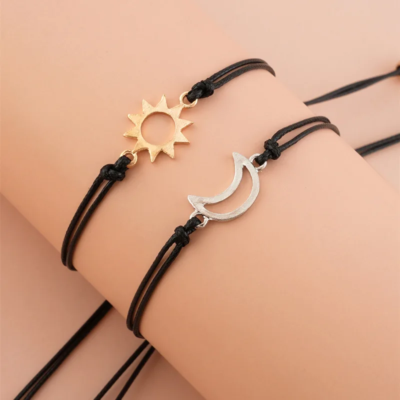 Sun And Moon Matching Bracelet
