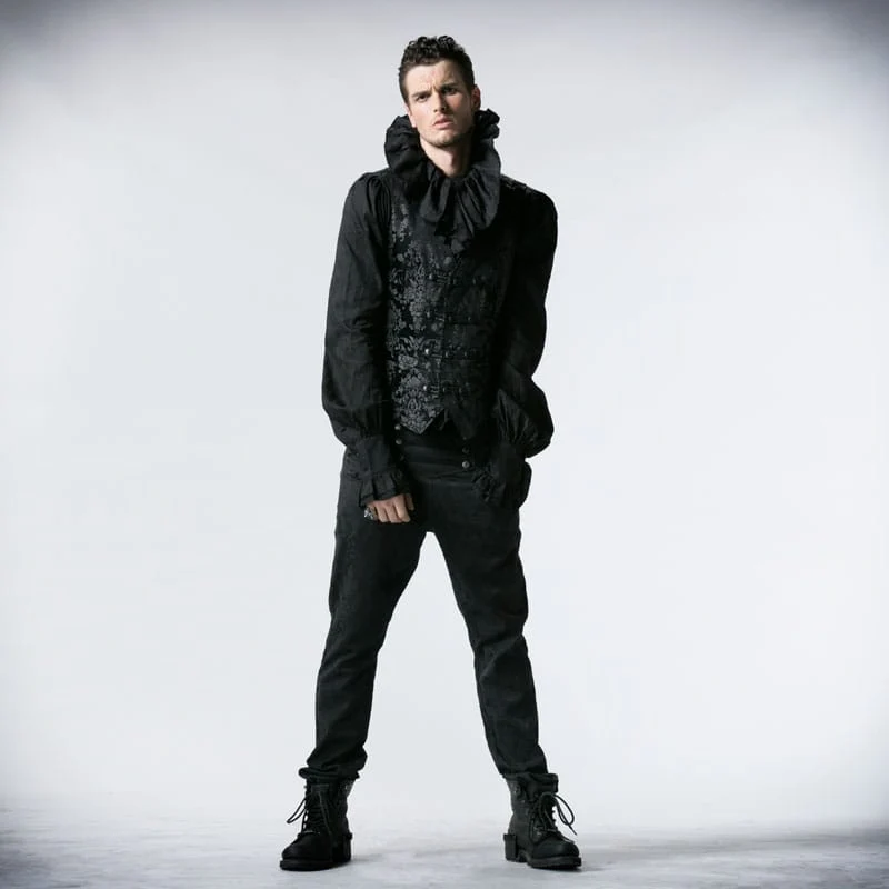 Herren Gothic Dress Vest Palace Weste