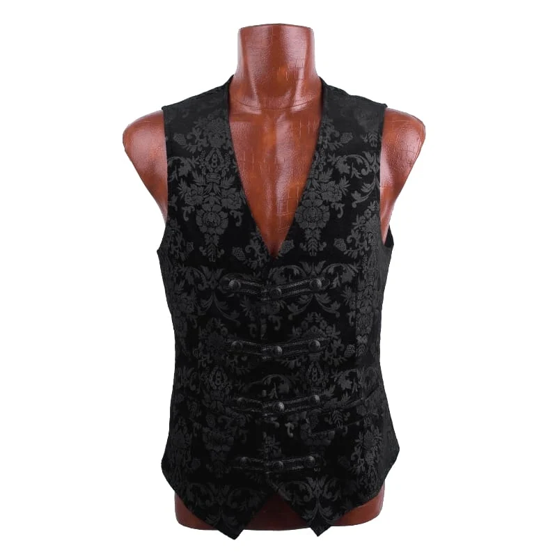 Herren Gothic Dress Vest Palace Weste
