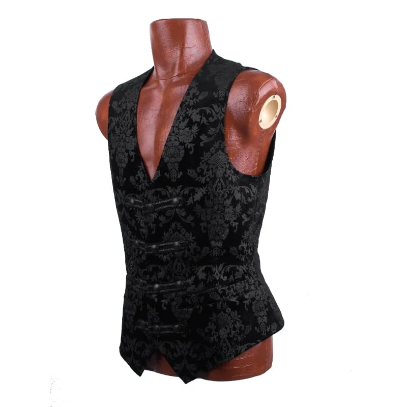 Herren Gothic Dress Vest Palace Weste