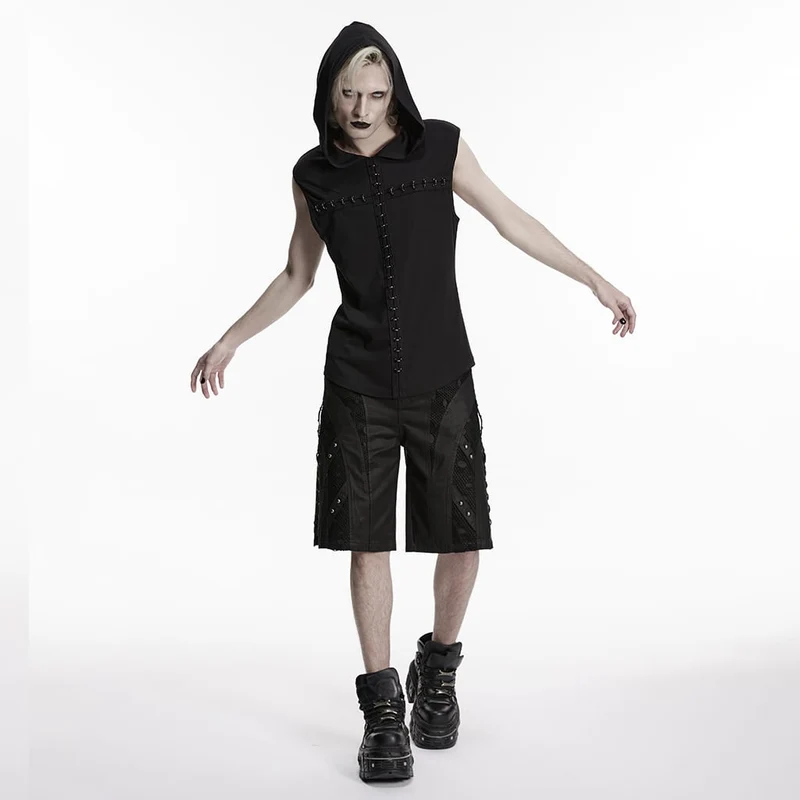 Punk-Nieten-Minimalistische Herren-Shorts