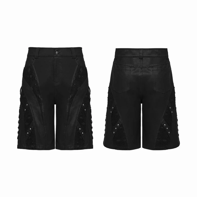 Punk-Nieten-Minimalistische Herren-Shorts