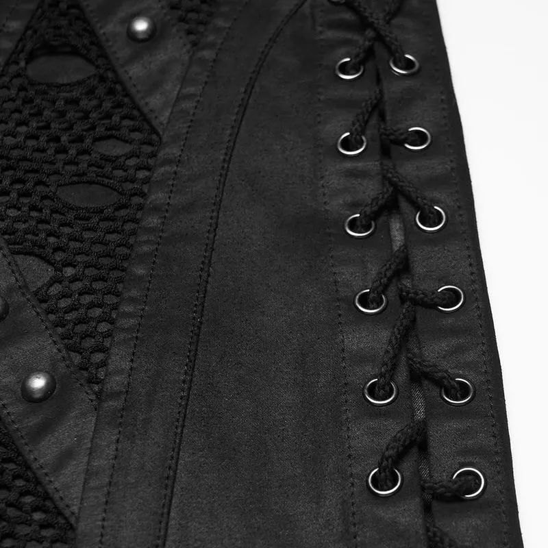Punk-Nieten-Minimalistische Herren-Shorts