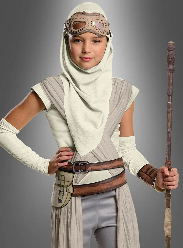 Star Wars 7 Rey Brille mit Kapuze für Kinder