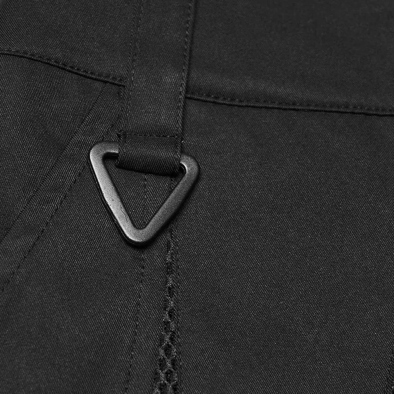 Punk-Shorts für Herren mit Schnalle und großen Taschen