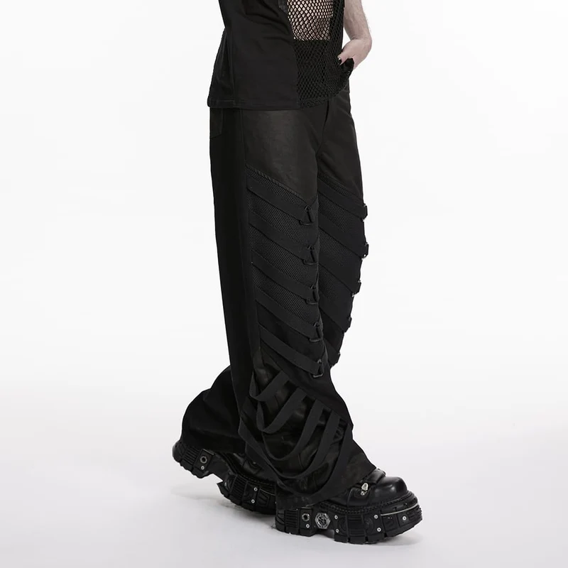 Punk-Lagen-Trägerhose für Herren