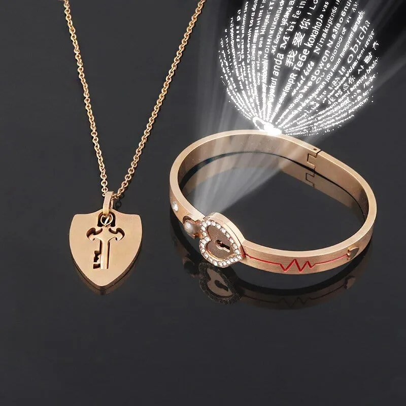 Armband Halskette Paar
