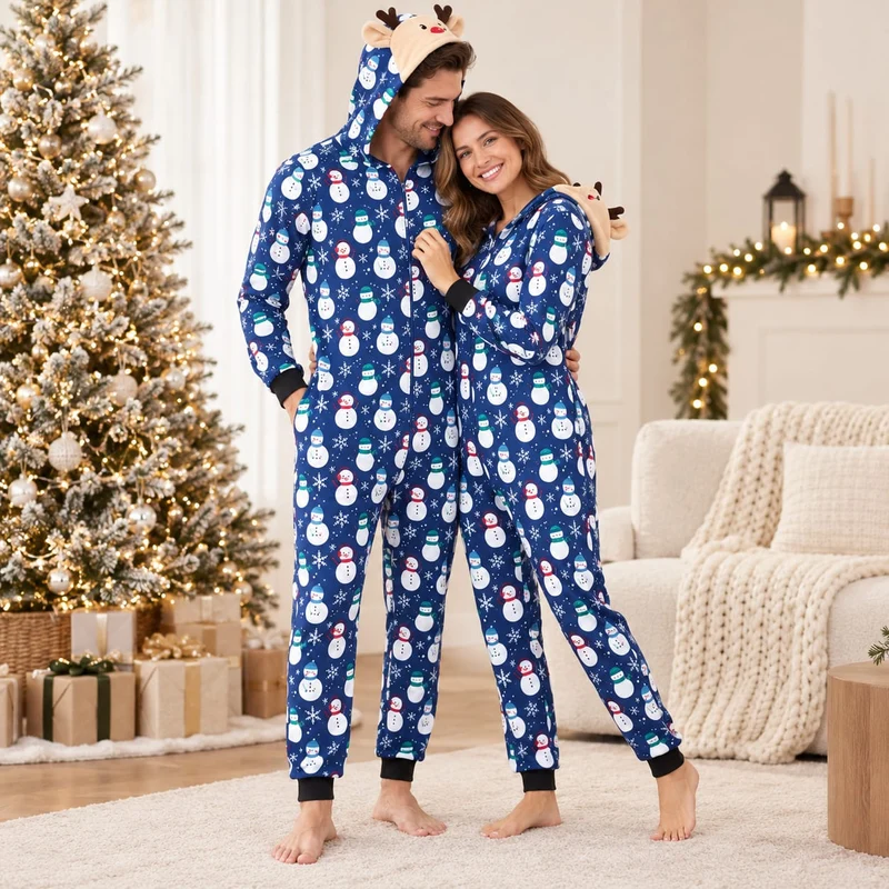 Pyjama Couple Noel Assorti