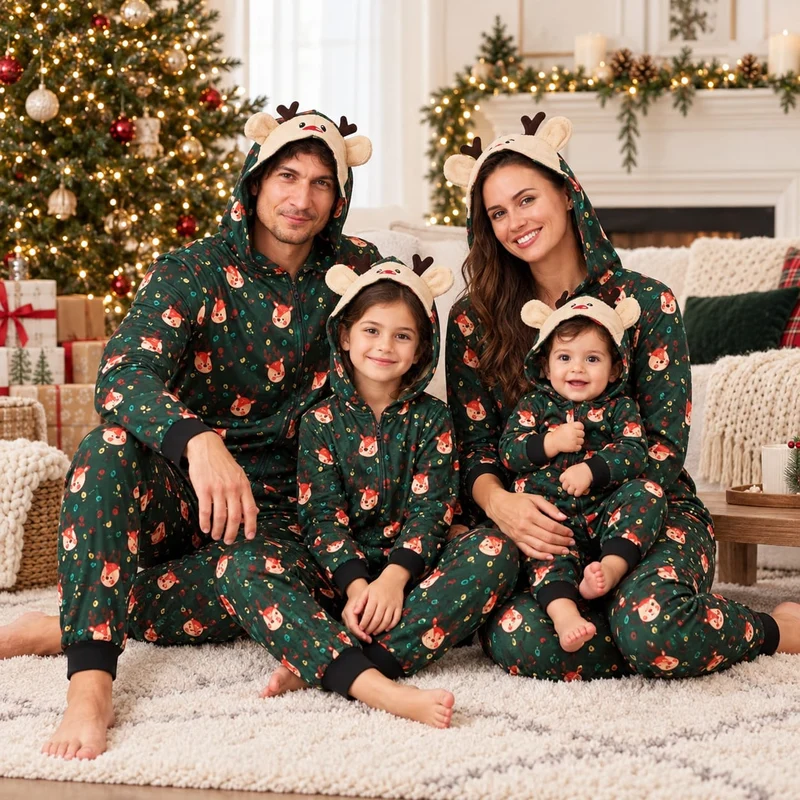 Pyjama Couple Noel Assorti