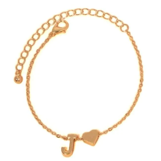 Armband Initiale Coeur