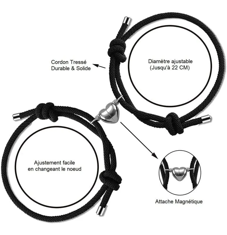 Partnerarmband Magnetisches