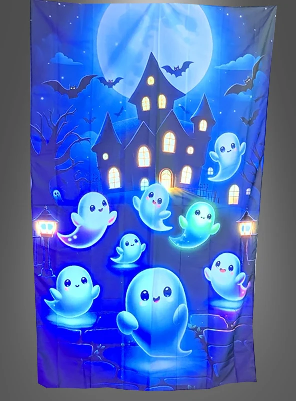 Kinderfreundliche Geister 120x185cm Fotowand waschbar