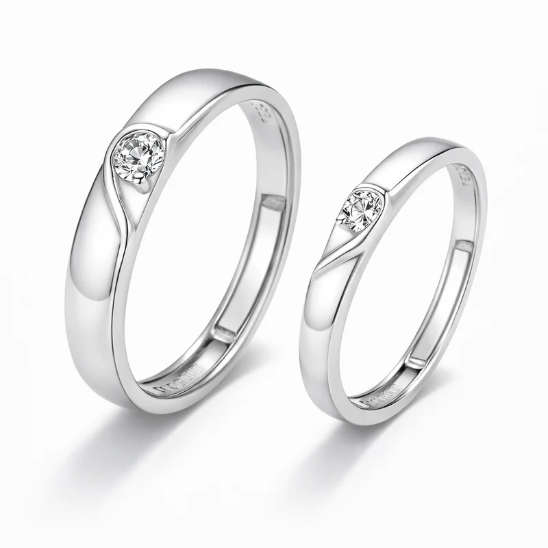 Ringe Für Paare Silber