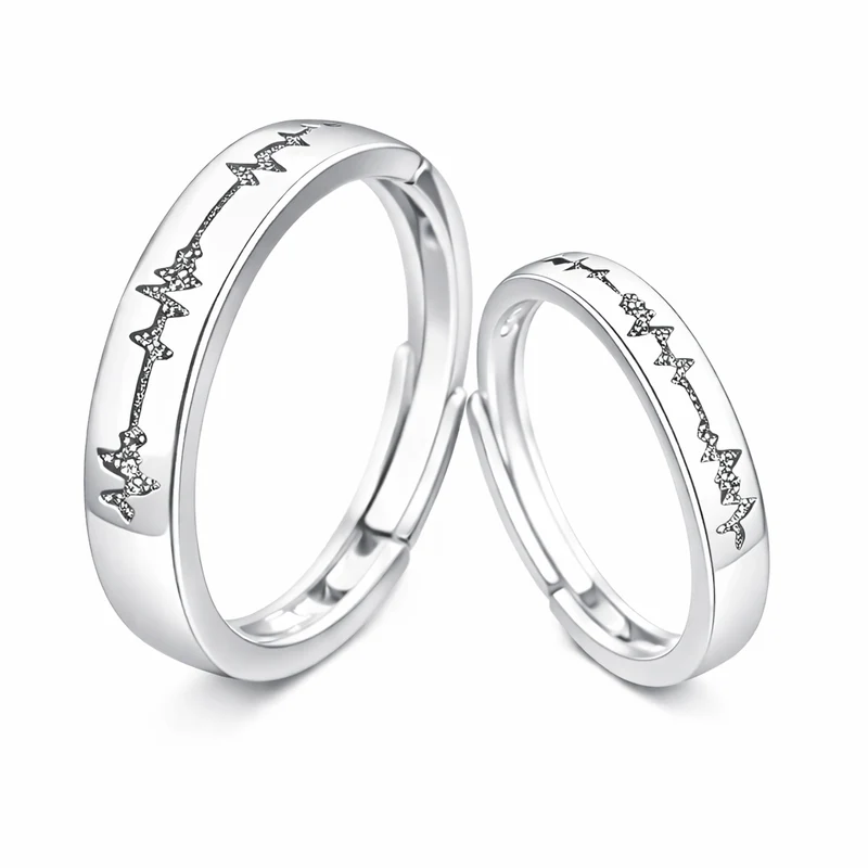 Silver Couple Rings India