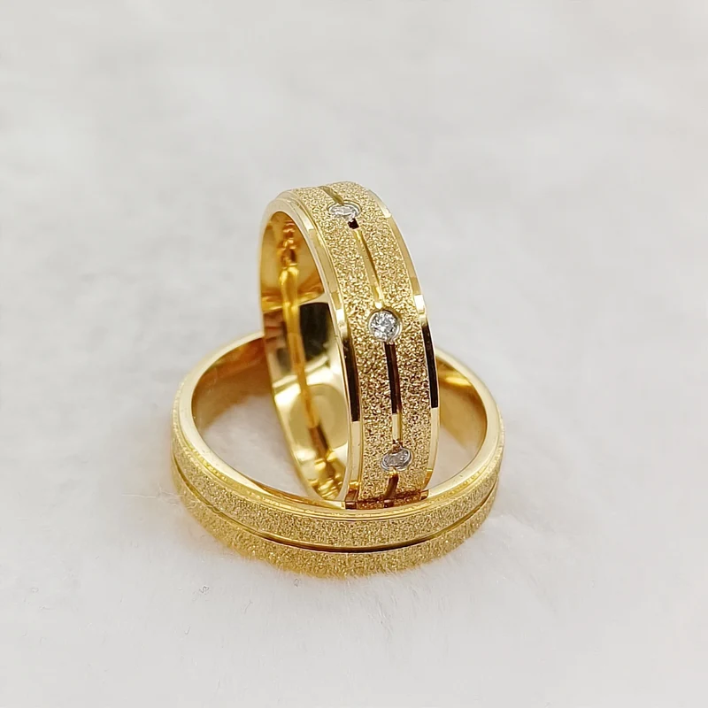 Couple Wedding Rings Gold