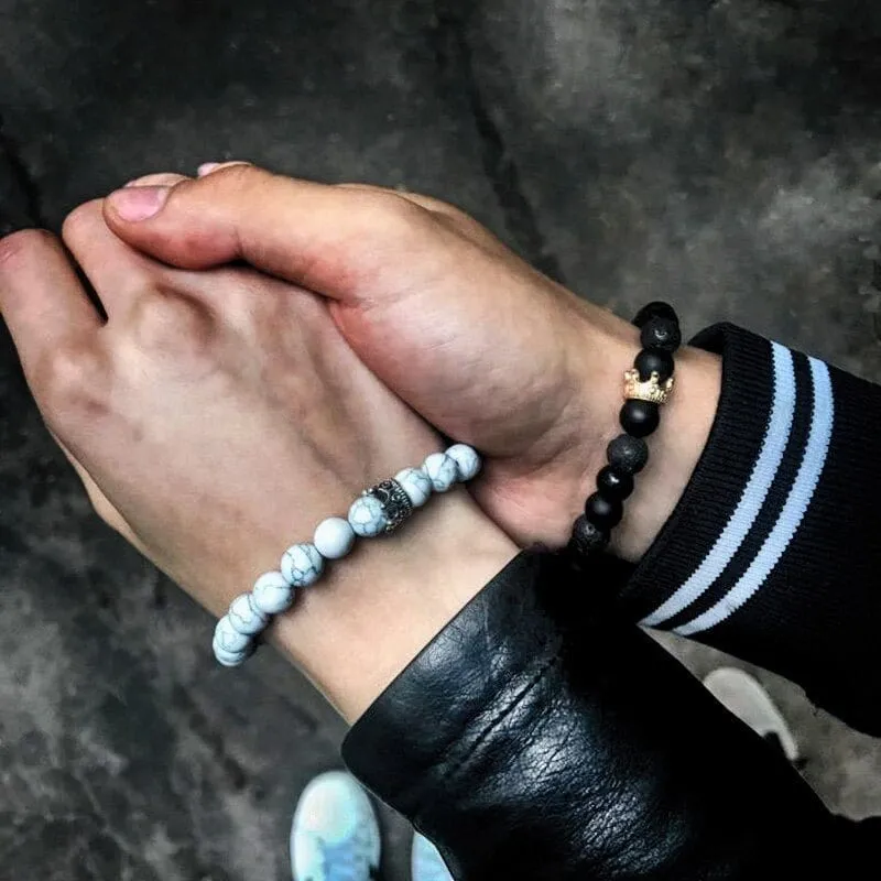 Partnerarmband Schwarz